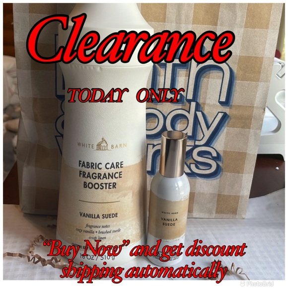 Vanilla Suede Bath and Bodyworks Works laundry and room Bundle - Picture 2 of 5